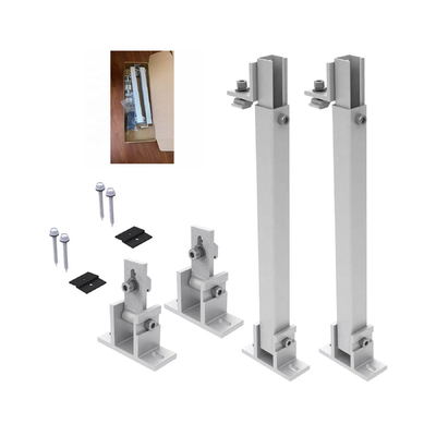 60M/s Wind Load Adjustable Aluminum Solar Panel Mounting Bracket for Small Panel Setup