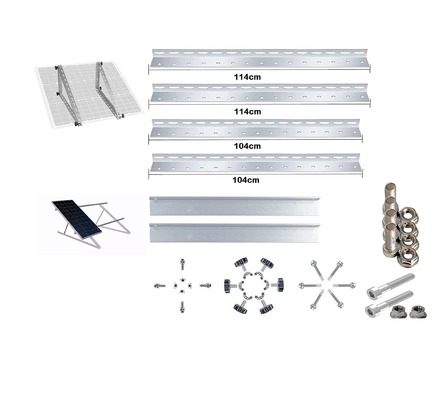 Adjustable Solar Panel Mounting System for Metal/Tin Roof Easy to Install and Adjust