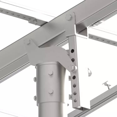 Carport Installation PV Solar Panel Mounting Aluminum Rail with 25 YRS Service Life