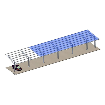 Industrial Park Solar Panel Carport Structure Customized for Customer Requirements