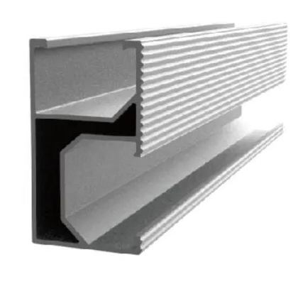 Short Rail Solar Panel Mounting Rail for Snow Load 1.4KN/m2 and Applicable Module