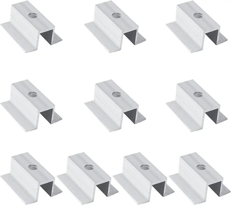 Commercial Roof Solar Panel Mounting System with Wind Load 60m/s and Adjustable Hooks