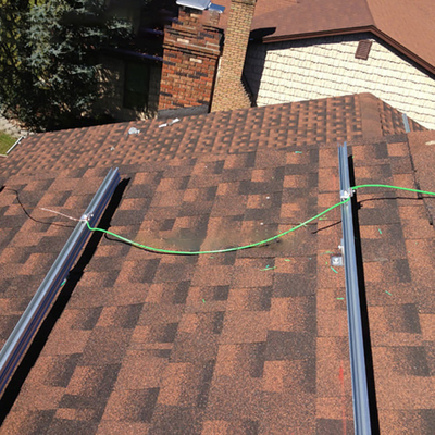 Solar Rail Connector Clamp for Solar Panel Mounting on Landscape/Portrait Orientation