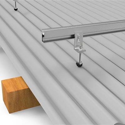 Solar Rail Connector Clamp for Solar Panel Mounting on Landscape/Portrait Orientation