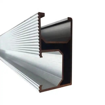 Customized Based Aluminum Solar Rail PV Panel Mounting Structures for Applicable Module