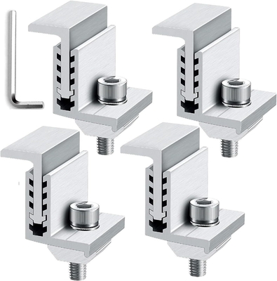 Solar Accessories Mounting Clamp for High End Customized Solar Roofs 25 Years Duration