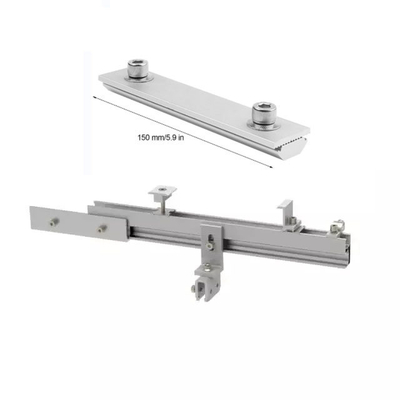 60m/s Wind Load Solar Panel Rail Splice for Easy Installation on Roof Mounting System