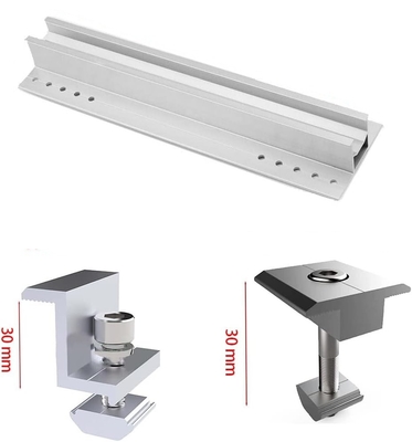 Roof Ground Solar Mounting System with Wind Load of 60m/s and Easy Installation