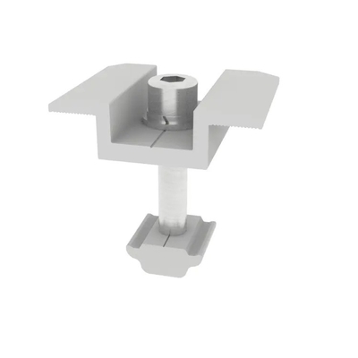 Snow Load 1.4KN/m2 Solar End Clamp for Solar Energy System in Solar Panel Mounting