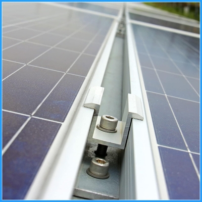 Snow Load 1.4KN/m2 Solar End Clamp for Solar Energy System in Solar Panel Mounting