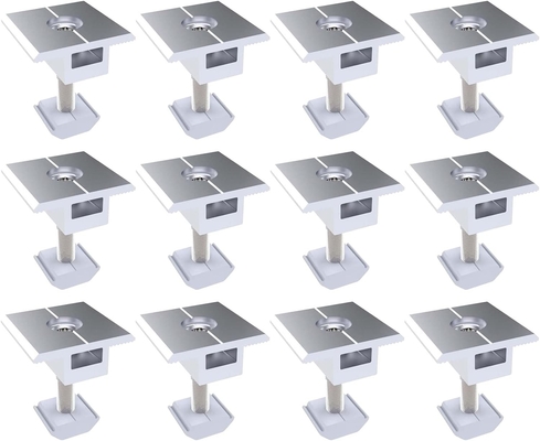 Snow Load 1.4KN/m2 Solar End Clamp for Solar Energy System in Solar Panel Mounting