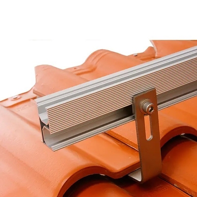 Solar Roof Aluminum Hook Installation Site on Tile Roof for 1.4KN/m2 Snow Load
