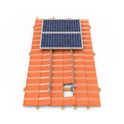 Solar Roof Aluminum Hook Installation Site on Tile Roof for 1.4KN/m2 Snow Load