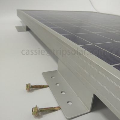 Hot-Dip Galvanized Z Bracket for RV Solar Panel Kit Easy Installation Guaranteed