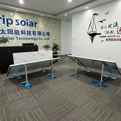 25-30 Years of Service Life Solar Railing Ballasted Roof Mounting System for Flat Roof