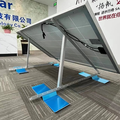 25-30 Years of Service Life Solar Railing Ballasted Roof Mounting System for Flat Roof