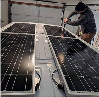 Aluminum Z Bracket for Mounting Solar Panels on RV Energy System Function