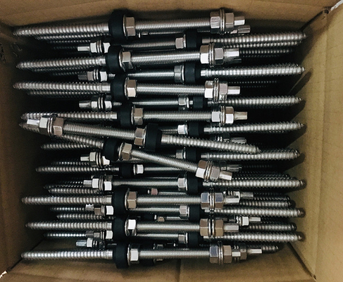 Aluminum Stainless Steel 304 Hanger Bolts for Solar Mounting Various Sizes Directly Sell