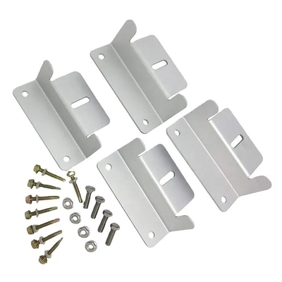 Natural Silver or Black Hot-dip Galvanized Solar Panel Mounting Z Bracket Kit for RV System