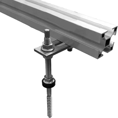 Anodized Solar Panel Roof Mounting L Feet in Various Sizes for Different Roof Systems