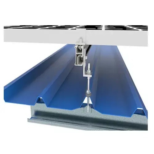 Snow Load 1.4kn/m2 L Foot Solar Roof Mounting System Racking for Multi Size Metal Roof