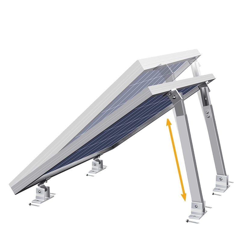 Front and Rear Leg Support Mounting Bracket for Angle Adjustable Solar Panel Racking