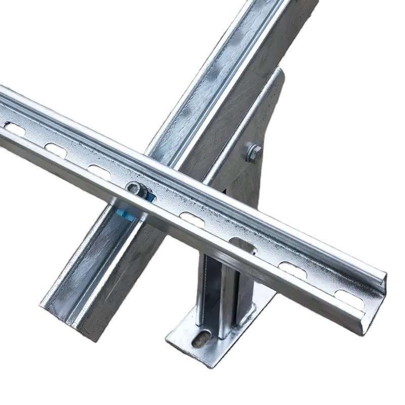 1.4KN/m2 Snow Load Anodized Solar Panel Roof Mounting Brackets for PV Ground Mounting