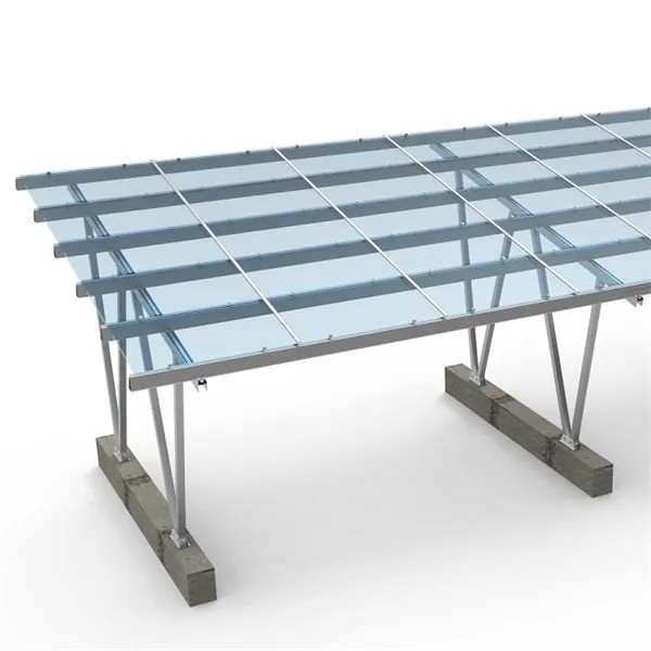 AL6005-T5 Solar Power Carport Steel Waterproof PV System Mounting Bracket for Solar Panel