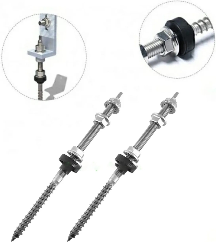 SUS304 Double End Dowel Screw for Metal Roof M10 Double Thread Tapping Hanger Screw