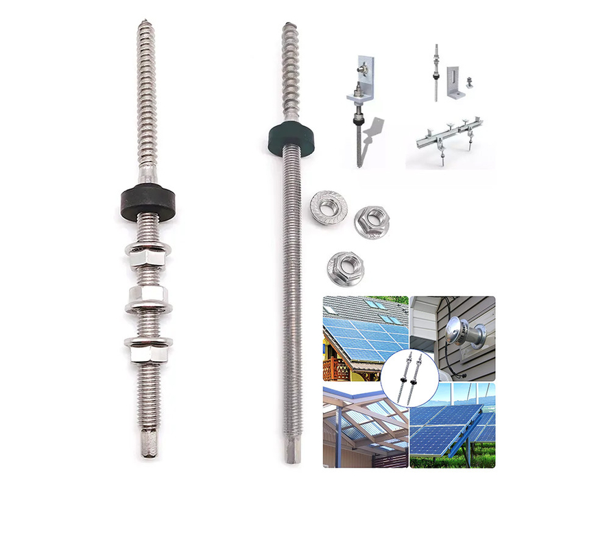 Stainless Steel Photovoltaic Solar Balcony Hooks for and Solar Panel Mounting on Roofs
