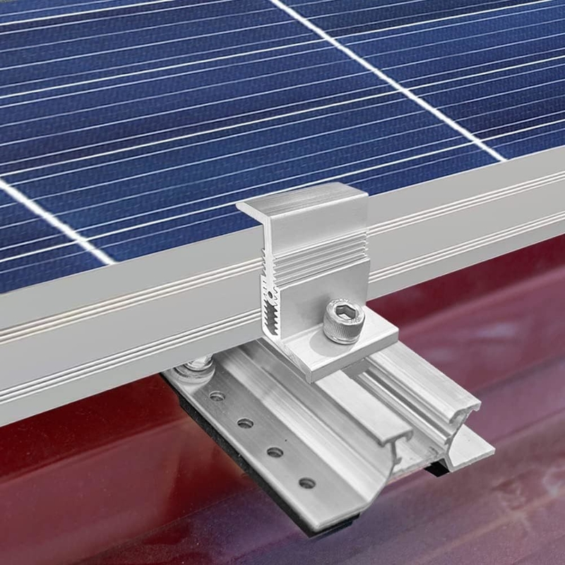 Solar Accessories Mounting Clamp for High End Customized Solar Roofs 25 Years Duration