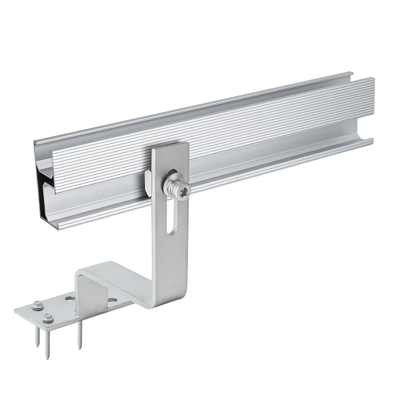1.4KN/m2 Snow Load Anodized Solar Mini Rail for Solar Roof Mounting System Rail
