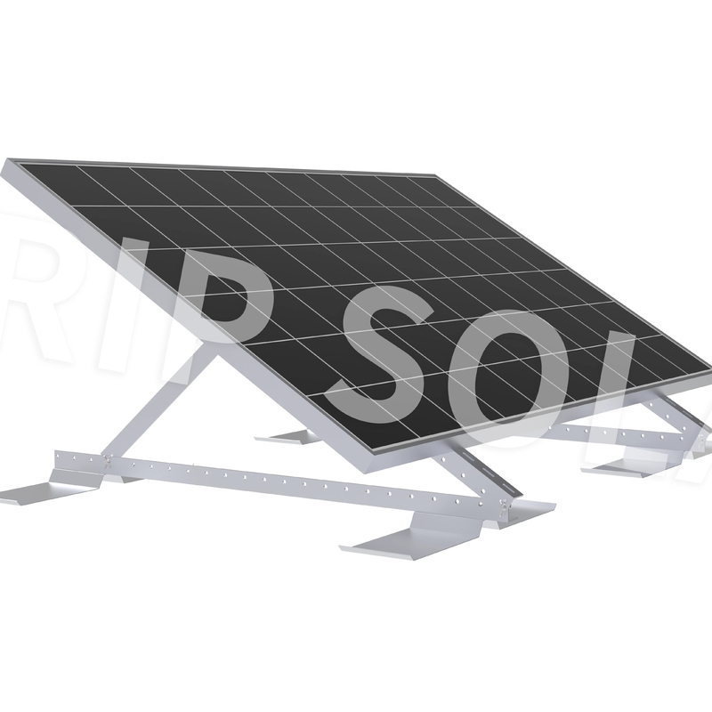 25-30 Years of Service Life Solar Railing Ballasted Roof Mounting System for Flat Roof